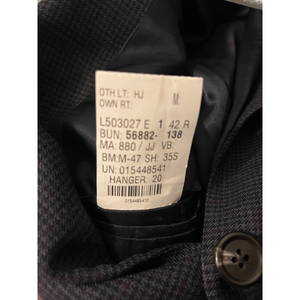 Polo University By Ralph Lauren Mens Wool Blazer 42R Navy Blue Made In Canada - Picture 2 of 7